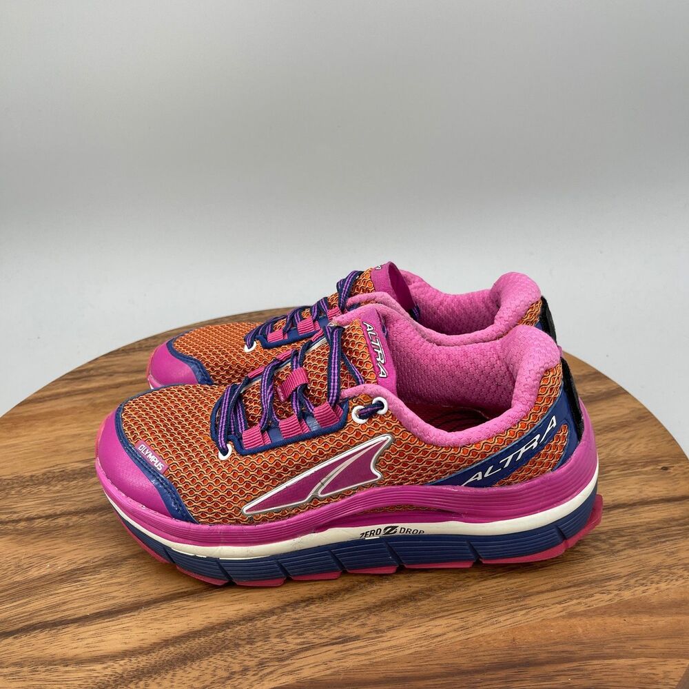 Altra Olympus Shoes Womens 7 Pink Road Running Comfort Walking Gym Sneakers - Picture 3 of 9
